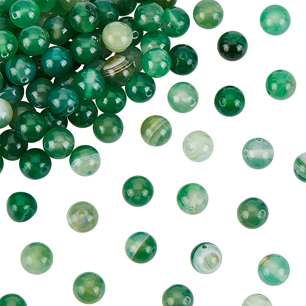 PandaHall OLYCRAFT About 94pcs Natural Agate Beads 8mm Dyed Green Striped Agate Beads Green Banded Agate Beads Round Loose Beads Energy...
PandaHall OLYCRAFT About 94pcs Natural Agate Beads 8mm Dyed Green Striped Agate Beads Green Banded Agate Beads Round Loose Beads Energy...