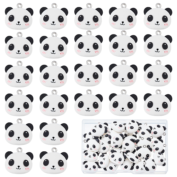 PandaHall SUNNYCLUE 1 Box 30Pcs Panda Charms Cute Animal Charm Bulk Resin Flatback 3D Bear Charm for Jewellery Making Charms Supplies..., White
PandaHall SUNNYCLUE 1 Box 30Pcs Panda Charms Cute Animal Charm Bulk Resin Flatback 3D Bear Charm for Jewellery Making Charms Supplies..., White