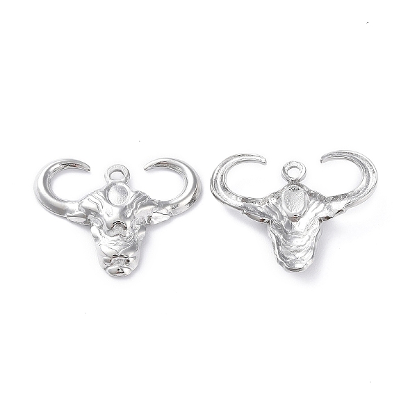 PandaHall 304 Stainless Steel Pendants, Cattle Head Charm, Stainless Steel Color, 20x25x4mm, Hole: 1.6mm 304 Stainless Steel Cattle
PandaHall 304 Stainless Steel Pendants, Cattle Head Charm, Stainless Steel Color, 20x25x4mm, Hole: 1.6mm 304 Stainless Steel Cattle