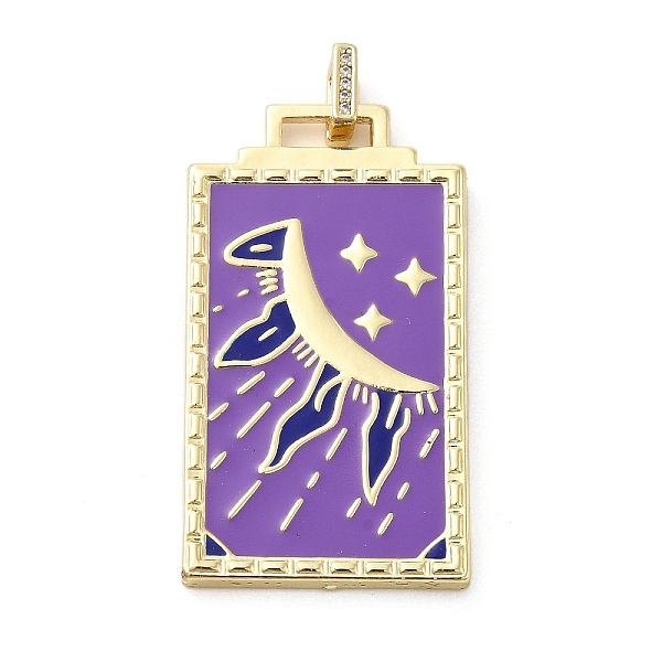 PandaHall Brass Micro Pave Cubic Zirconia Pendant with Enamel, Rectangle, Medium Orchid, 45.5x25.5x2.5mm, Hole: 4.5mm Brass+Cubic...
PandaHall Brass Micro Pave Cubic Zirconia Pendant with Enamel, Rectangle, Medium Orchid, 45.5x25.5x2.5mm, Hole: 4.5mm Brass+Cubic...