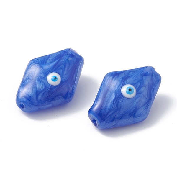 PandaHall Glass Beads, with Enamel, Rhombus with Evil Eye Pattern, Blue, 28x19x12mm, Hole: 1.2mm Glass Rhombus Blue
PandaHall Glass Beads, with Enamel, Rhombus with Evil Eye Pattern, Blue, 28x19x12mm, Hole: 1.2mm Glass Rhombus Blue