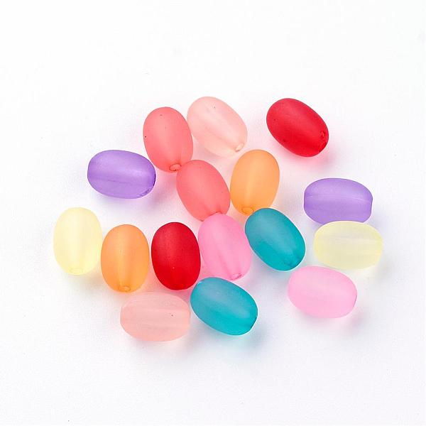 PandaHall Transparent Acrylic Beads, Frosted, Oval, Mixed Color, 10~10.5x7~7.5mm, Hole: 1.5mm, about 1300pcs/500g. Acrylic Oval Multicolor
PandaHall Transparent Acrylic Beads, Frosted, Oval, Mixed Color, 10~10.5x7~7.5mm, Hole: 1.5mm, about 1300pcs/500g. Acrylic Oval Multicolor