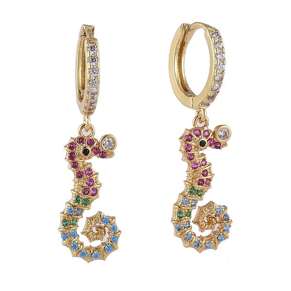 PandaHall Hoop Earrings, Dangle Earrings, with Brass Micro Pave Cubic Zirconia Pendants, Sea Horse, with Cardboard Box, Golden, 36mm Cubic...
PandaHall Hoop Earrings, Dangle Earrings, with Brass Micro Pave Cubic Zirconia Pendants, Sea Horse, with Cardboard Box, Golden, 36mm Cubic...