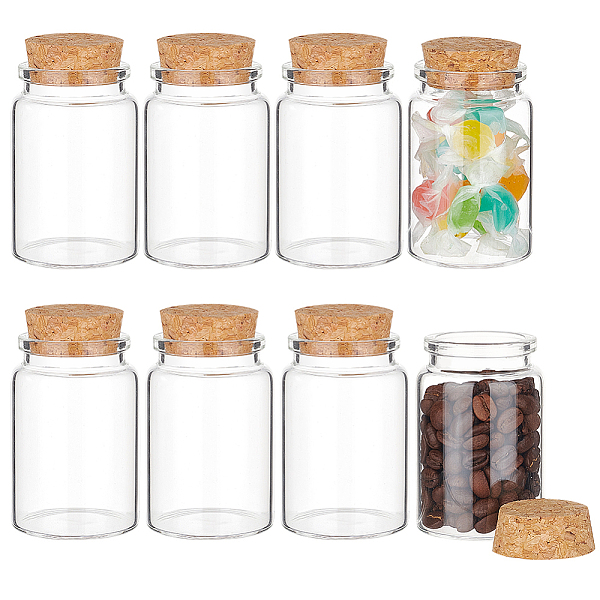 PandaHall Empty Glass Bottle, with Cork Stopper, Wishing Bottles, Column, Clear, 47x77mm, Inner Diameter: 33mm, Capacity: 90ml(3.04fl. oz)...
PandaHall Empty Glass Bottle, with Cork Stopper, Wishing Bottles, Column, Clear, 47x77mm, Inner Diameter: 33mm, Capacity: 90ml(3.04fl. oz)...