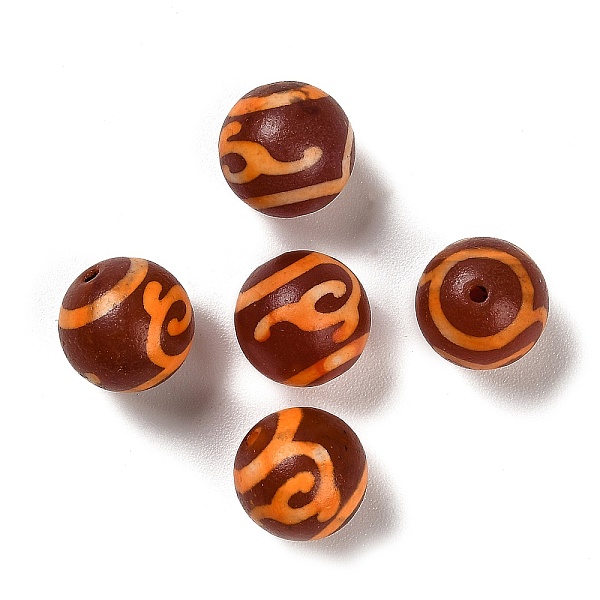 PandaHall Tibetan Style dZi Beads, Natural Agate Beads, Dyed & Heated, Round, Dark Red, Green Tara Pattern, 14~14.5mm, Hole: 1.6mm Tibetan...
PandaHall Tibetan Style dZi Beads, Natural Agate Beads, Dyed & Heated, Round, Dark Red, Green Tara Pattern, 14~14.5mm, Hole: 1.6mm Tibetan...
