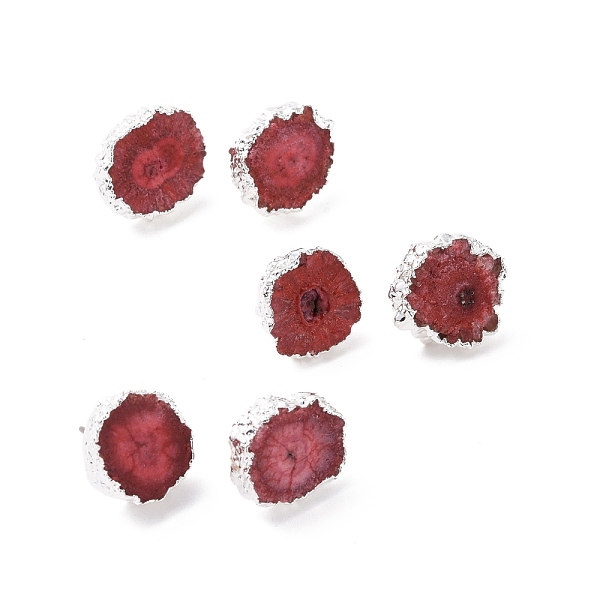 PandaHall Natural Dyed Quartz Stud Earrings, with Stainless Steel Findings, Flat Round, Silver Color Plated, Pale Violet Red..., Pink
PandaHall Natural Dyed Quartz Stud Earrings, with Stainless Steel Findings, Flat Round, Silver Color Plated, Pale Violet Red..., Pink