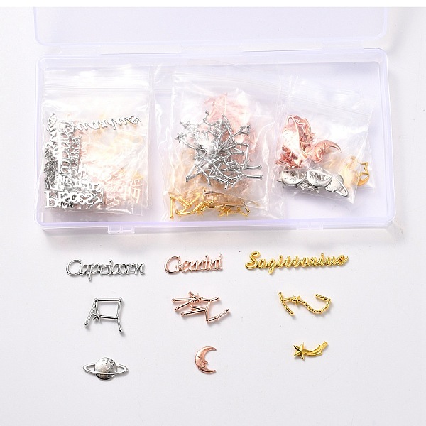 PandaHall CHGCRAFT Universe Themed Alloy Cabochons, for Floating Lockets Glass Living Memory Lockets, Epoxy Resin Supplies Filling, Mixed...
PandaHall CHGCRAFT Universe Themed Alloy Cabochons, for Floating Lockets Glass Living Memory Lockets, Epoxy Resin Supplies Filling, Mixed...