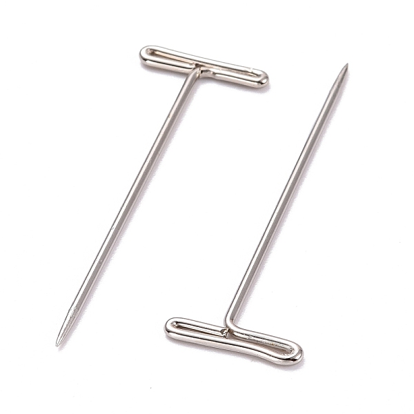 PandaHall Nickel Plated Steel T Pins for Blocking Knitting, Modelling, Wig Making and Crafts, Stainless Steel Color, 45x15x1.5mm, Hole...
PandaHall Nickel Plated Steel T Pins for Blocking Knitting, Modelling, Wig Making and Crafts, Stainless Steel Color, 45x15x1.5mm, Hole...