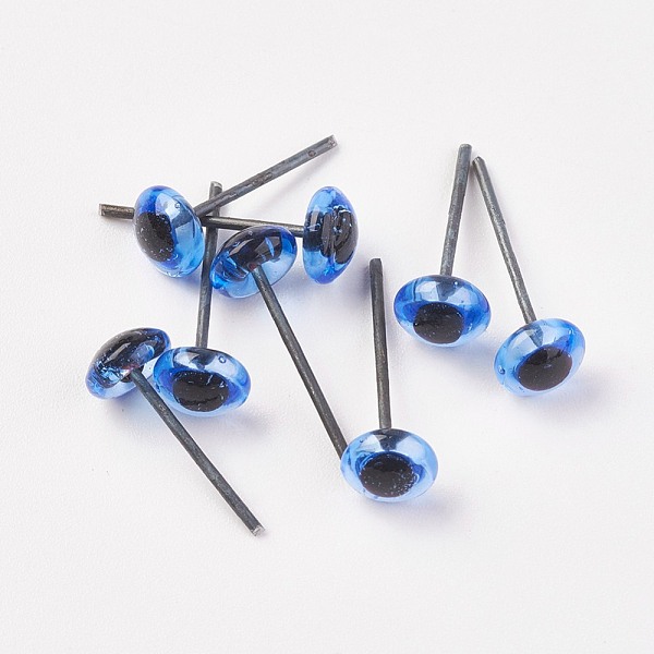 PandaHall Craft Glass Doll Eyes, with Iron Pin, for Needle Felting Dolls, Amigurumi dolls, Polymer Clay Projects, The Pins Vary in Length...
PandaHall Craft Glass Doll Eyes, with Iron Pin, for Needle Felting Dolls, Amigurumi dolls, Polymer Clay Projects, The Pins Vary in Length...