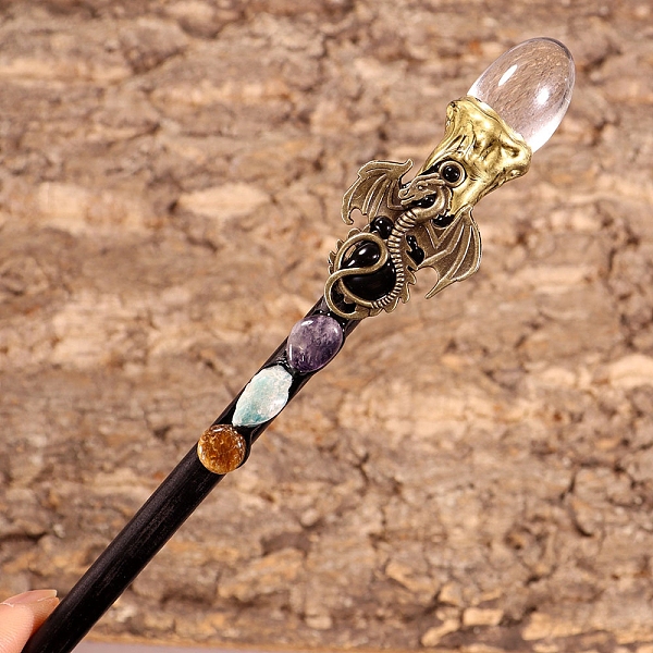 PandaHall Natural Quartz Crystal Magic Wands, Wooden Scepter, for Witch Cane Cosplay, Enchanting Decor & Photography Prop, 180mm Quartz...
PandaHall Natural Quartz Crystal Magic Wands, Wooden Scepter, for Witch Cane Cosplay, Enchanting Decor & Photography Prop, 180mm Quartz...