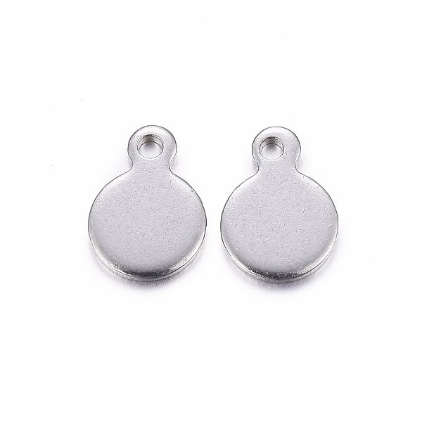 PandaHall 304 Stainless Steel Stamping Blank Tag Charms, Flat Round, Stainless Steel Color, 8.5x6x0.8mm, Hole: 1.2mm, 200pcs/bag 304...
PandaHall 304 Stainless Steel Stamping Blank Tag Charms, Flat Round, Stainless Steel Color, 8.5x6x0.8mm, Hole: 1.2mm, 200pcs/bag 304...