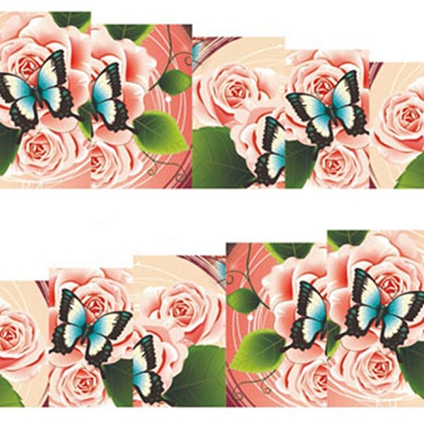 PandaHall Watermark Slider Gel Nail Art, Flower Starry Sky Pattern Full-Cover Wraps Nail Stickers, for Woman Girls DIY Nail Art Design...
PandaHall Watermark Slider Gel Nail Art, Flower Starry Sky Pattern Full-Cover Wraps Nail Stickers, for Woman Girls DIY Nail Art Design...