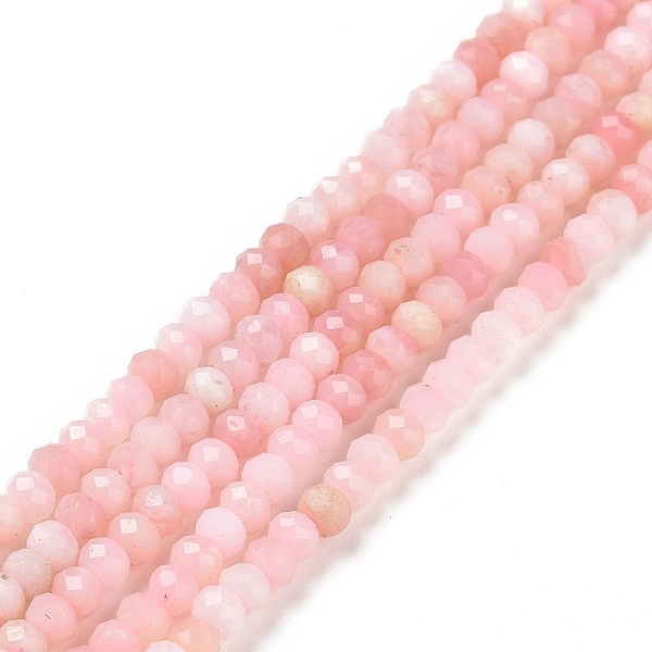 PandaHall Natural Pink Opal Beads Strands, Faceted, Rondelle, 3x2mm, Hole: 0.5mm, about 175pcs/strand, 15.16 inch(38.5cm) Pink Opal Rondelle
PandaHall Natural Pink Opal Beads Strands, Faceted, Rondelle, 3x2mm, Hole: 0.5mm, about 175pcs/strand, 15.16 inch(38.5cm) Pink Opal Rondelle