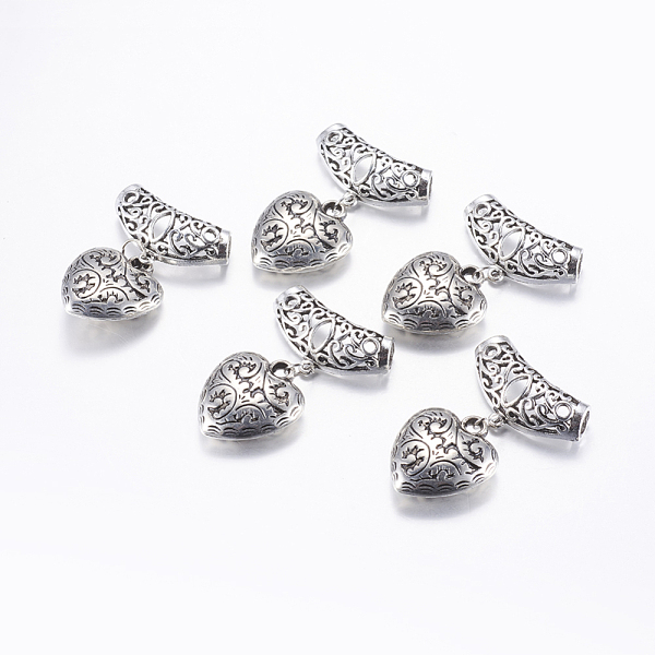 PandaHall CCB Plastic Pendants, Heart, Antique Silver, 46mm, Hole: 5mm Plastic Heart
PandaHall CCB Plastic Pendants, Heart, Antique Silver, 46mm, Hole: 5mm Plastic Heart