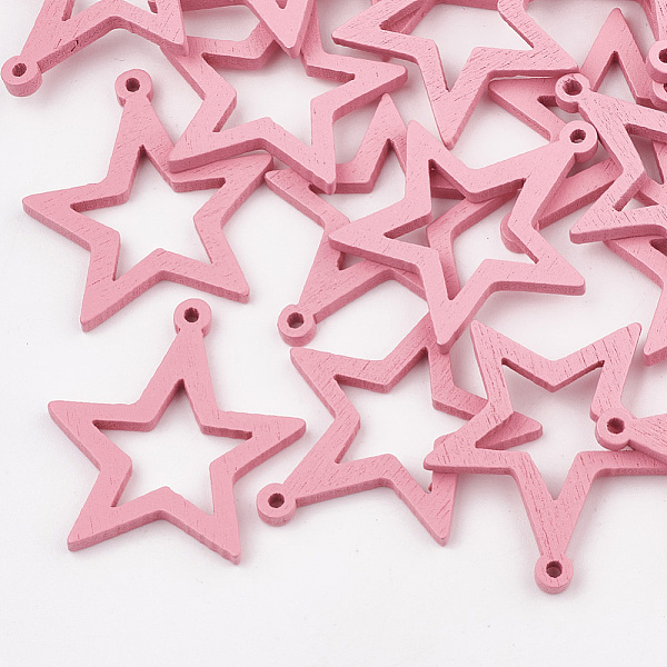 PandaHall Pear Wood Pendants, Dyed, Star, Hot Pink, 31x29x3mm, Hole: 1.8mm Wood Star Pink
PandaHall Pear Wood Pendants, Dyed, Star, Hot Pink, 31x29x3mm, Hole: 1.8mm Wood Star Pink