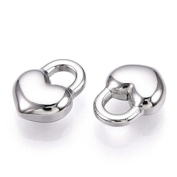 PandaHall 304 Stainless Steel Charms, Manual Polishing, Heart Padlock Charm, Stainless Steel Color, 14x10.5x5mm, Hole: 4x4.5mm 304 Stainless...
PandaHall 304 Stainless Steel Charms, Manual Polishing, Heart Padlock Charm, Stainless Steel Color, 14x10.5x5mm, Hole: 4x4.5mm 304 Stainless...