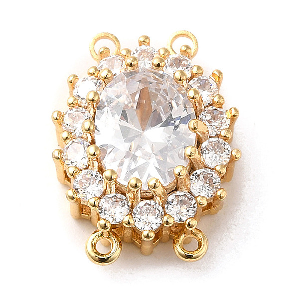 PandaHall Brass with Cubic Zirconia Connector Link, Light Glod, Oval Shape with 4 Holes, Light Gold, 19.5x15x8.5mm, Hole: 1.2mm Brass+Cubic..., Clear
PandaHall Brass with Cubic Zirconia Connector Link, Light Glod, Oval Shape with 4 Holes, Light Gold, 19.5x15x8.5mm, Hole: 1.2mm Brass+Cubic..., Clear