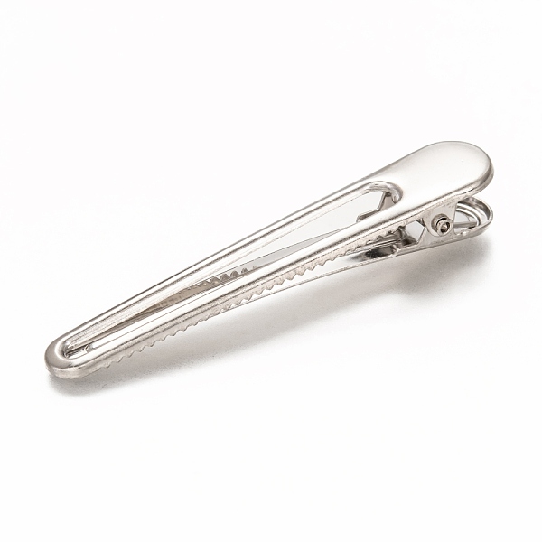 PandaHall Iron Alligator Hair Clip Findings, DIY Hair Accessories Making, Platinum, 69x14x11mm Iron
PandaHall Iron Alligator Hair Clip Findings, DIY Hair Accessories Making, Platinum, 69x14x11mm Iron