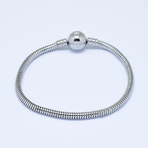PandaHall 304 Stainless Steel European Style Bracelets for Jewelry Making, Stainless Steel Color, 200x3mm Stainless Steel
PandaHall 304 Stainless Steel European Style Bracelets for Jewelry Making, Stainless Steel Color, 200x3mm Stainless Steel