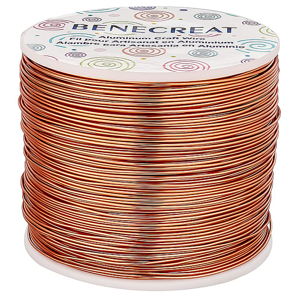 PandaHall BENECREAT 20 Gauge (0.8mm) Aluminum Wire 235m (770FT) Anodized Jewelry Craft Making Beading Floral Colored Aluminum Craft Wire -..., Red
PandaHall BENECREAT 20 Gauge (0.8mm) Aluminum Wire 235m (770FT) Anodized Jewelry Craft Making Beading Floral Colored Aluminum Craft Wire -..., Red