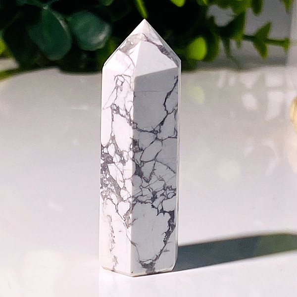 PandaHall Point Tower Natural Howlite Healing Stone Wands, for Reiki Chakra Meditation Therapy Decos, Hexagonal Prism, 15~20x15~20x40~50mm...
PandaHall Point Tower Natural Howlite Healing Stone Wands, for Reiki Chakra Meditation Therapy Decos, Hexagonal Prism, 15~20x15~20x40~50mm...