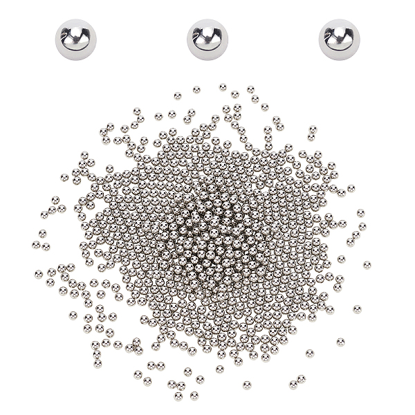 PandaHall Stainless Steel Polished Beads, Jewelry Polished Accessories, Round, Stainless Steel Color, 3mm, about 450g/bag Stainless Steel
PandaHall Stainless Steel Polished Beads, Jewelry Polished Accessories, Round, Stainless Steel Color, 3mm, about 450g/bag Stainless Steel