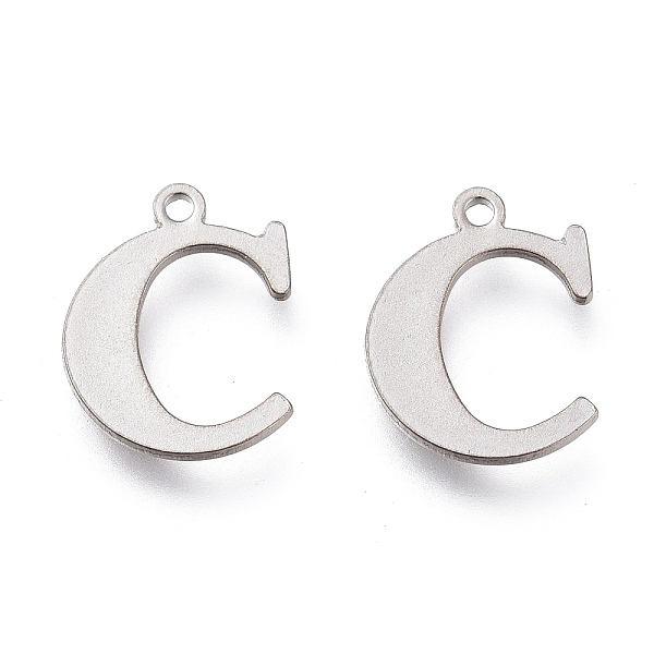 PandaHall 304 Stainless Steel Charms, Laser Cut, Alphabet, Stainless Steel Color, Letter.C, 12.5x9.5x0.8mm, Hole: 1mm 304 Stainless Steel...
PandaHall 304 Stainless Steel Charms, Laser Cut, Alphabet, Stainless Steel Color, Letter.C, 12.5x9.5x0.8mm, Hole: 1mm 304 Stainless Steel...