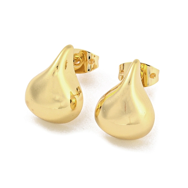 PandaHall Brass Ear Studs, Real 18K Gold Plated, Teardrop, 13.5x10mm Brass Teardrop
PandaHall Brass Ear Studs, Real 18K Gold Plated, Teardrop, 13.5x10mm Brass Teardrop