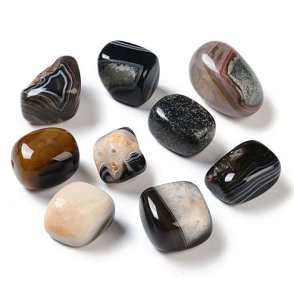 PandaHall Natural Agate Beads, Dyed & Heated, Nuggets, No Hole/Undrilled, Tumbled Stone, 15~27x14~22x11.5~21mm Natural Agate Nuggets
PandaHall Natural Agate Beads, Dyed & Heated, Nuggets, No Hole/Undrilled, Tumbled Stone, 15~27x14~22x11.5~21mm Natural Agate Nuggets