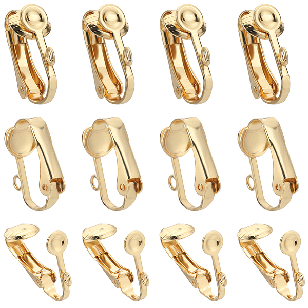 PandaHall SUNNYCLUE 40Pcs 304 Stainless Steel Clip-on Earrings Findings, with Loops, for Non-pierced Ears, Real 18K Gold Plated, 16x12x7.5mm...
PandaHall SUNNYCLUE 40Pcs 304 Stainless Steel Clip-on Earrings Findings, with Loops, for Non-pierced Ears, Real 18K Gold Plated, 16x12x7.5mm...