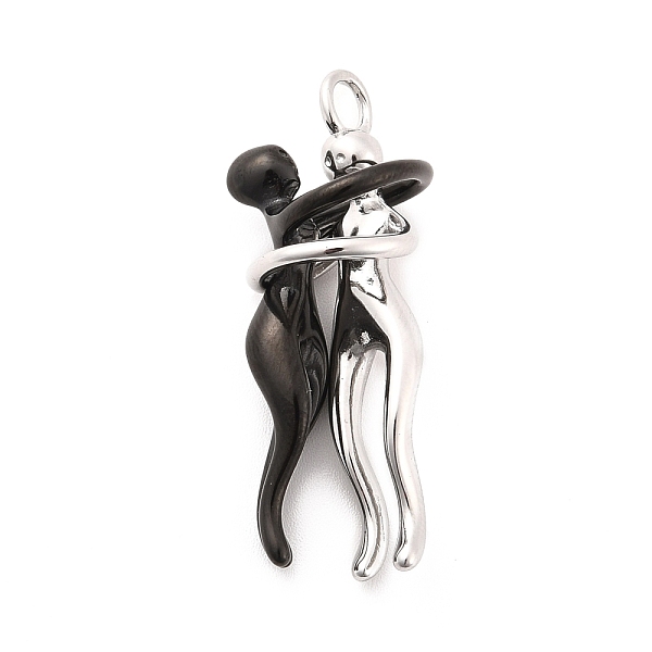 PandaHall Ion Plating(IP) 304 Stainless Steel Pendants, Human Huging, Electrophoresis Black & Stainless Steel Color, 37.5x13mm, Hole: 3.4mm...
PandaHall Ion Plating(IP) 304 Stainless Steel Pendants, Human Huging, Electrophoresis Black & Stainless Steel Color, 37.5x13mm, Hole: 3.4mm...