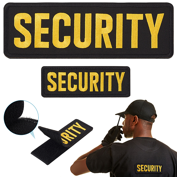 PandaHall Security Personnel Polyester Embroidered Appliques, Ornament Accessories, Sewing Craft Decoration, Gold, 46~88x130~255x3mm...
PandaHall Security Personnel Polyester Embroidered Appliques, Ornament Accessories, Sewing Craft Decoration, Gold, 46~88x130~255x3mm...
