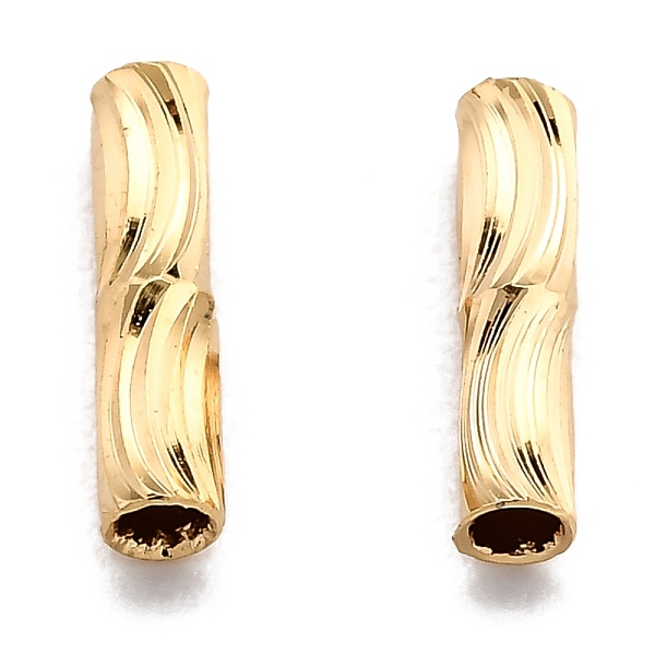 PandaHall Corrugated Brass Tube Beads, Long-Lasting Plated, Real 24K Gold Plated, 8x2mm, Hole: 1.2mm Brass Tube
PandaHall Corrugated Brass Tube Beads, Long-Lasting Plated, Real 24K Gold Plated, 8x2mm, Hole: 1.2mm Brass Tube