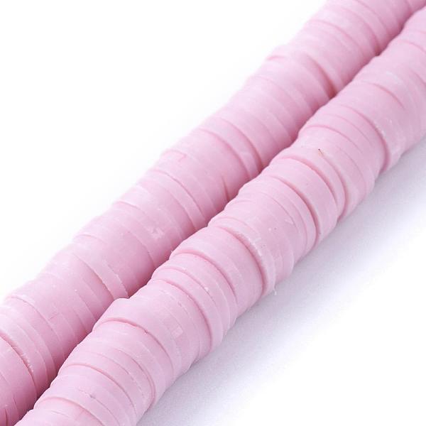 PandaHall Handmade Polymer Clay Heishi Beads, Disc/Flat Round, Pearl Pink, 8x0.5~1mm, Hole: 2mm, about 380~400pcs/strand, 17.7 inch Polymer...
PandaHall Handmade Polymer Clay Heishi Beads, Disc/Flat Round, Pearl Pink, 8x0.5~1mm, Hole: 2mm, about 380~400pcs/strand, 17.7 inch Polymer...
