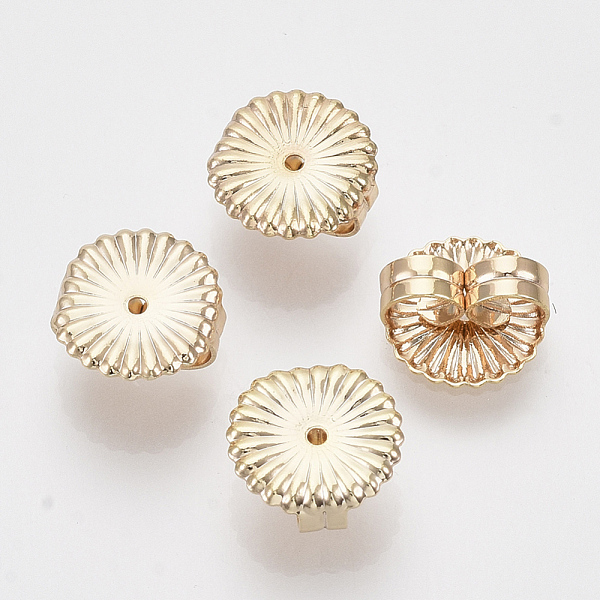 PandaHall Brass Ear Nuts, Friction Earring Backs for Stud Earrings, Nickel Free, Flat Round/Flower, Real 18K Gold Plated, 9.5x9x4.5mm, Hole...
PandaHall Brass Ear Nuts, Friction Earring Backs for Stud Earrings, Nickel Free, Flat Round/Flower, Real 18K Gold Plated, 9.5x9x4.5mm, Hole...