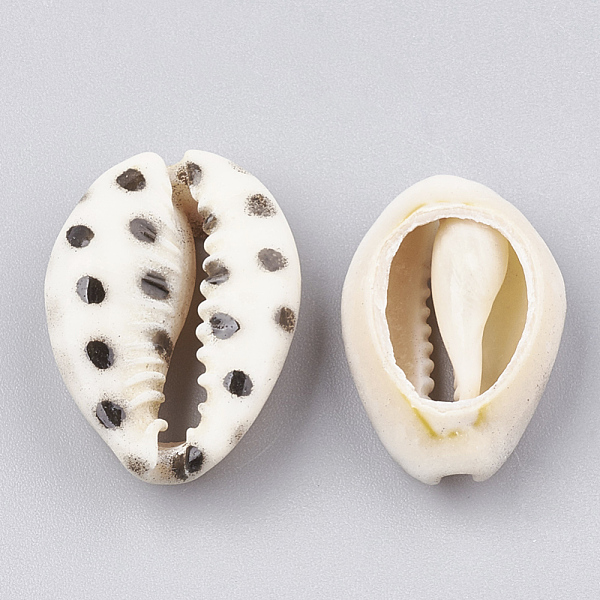 PandaHall Printed Cowrie Shell Beads, No Hole/Undrilled, Black, 20~26x13~18x5~7mm Cowrie Shell Shell Shape Black
PandaHall Printed Cowrie Shell Beads, No Hole/Undrilled, Black, 20~26x13~18x5~7mm Cowrie Shell Shell Shape Black