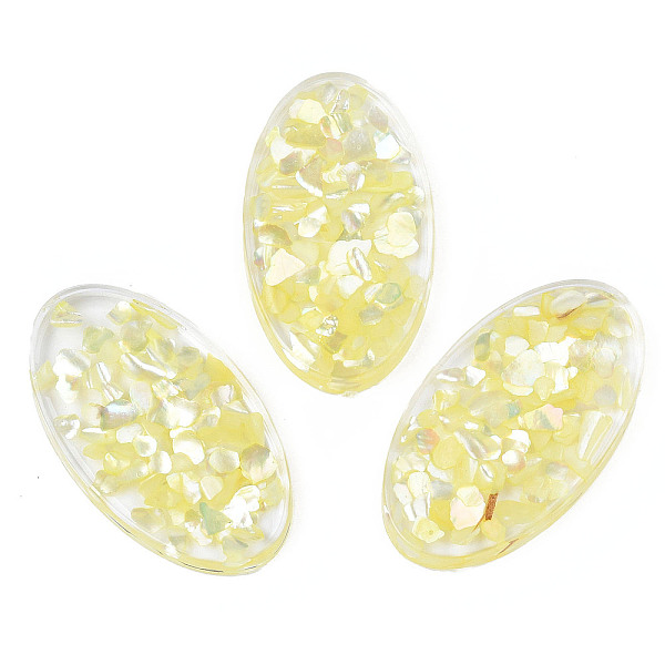 PandaHall Transparent Acrylic Cabochons, with Shell, Oval, Yellow, 44x25x5mm Acrylic Oval Yellow
PandaHall Transparent Acrylic Cabochons, with Shell, Oval, Yellow, 44x25x5mm Acrylic Oval Yellow