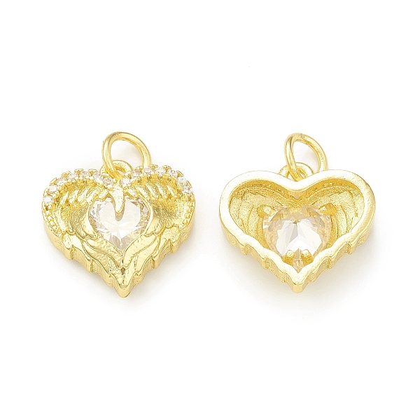 PandaHall Rack Plating Brass Micro Pave Clear Cubic Zirconia Charms, with Jump Rings, Cadmium Free & Lead Free, Long-Lasting Plated, Heart...
PandaHall Rack Plating Brass Micro Pave Clear Cubic Zirconia Charms, with Jump Rings, Cadmium Free & Lead Free, Long-Lasting Plated, Heart...