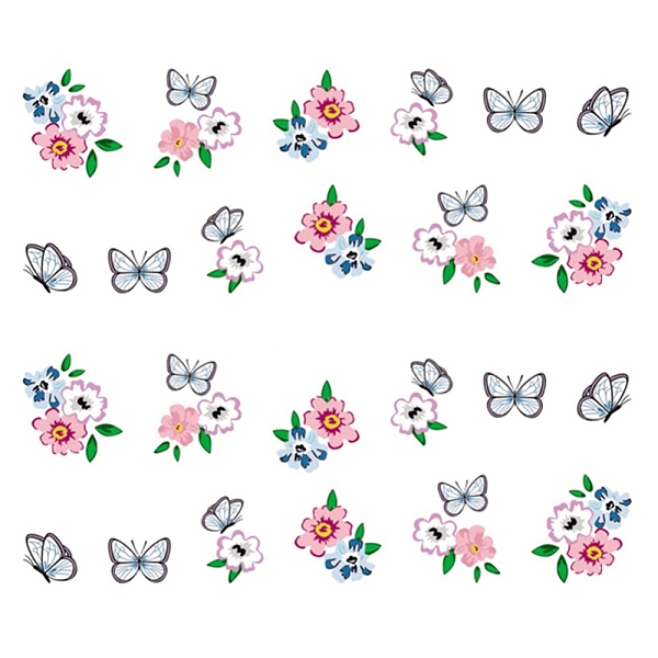 PandaHall Nail Art Water Transfer Sticker, Butterfly Flower Watermark Nail Decals, for Woman Girls Nails Design Manicure Tips Decoration...
PandaHall Nail Art Water Transfer Sticker, Butterfly Flower Watermark Nail Decals, for Woman Girls Nails Design Manicure Tips Decoration...