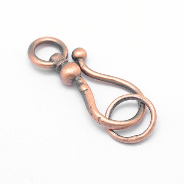 PandaHall Brass Hook Clasps, Cadmium Free & Lead Free, Rack Plating, Brushed Red Copper, Brushed Red Copper, 42.5mm, Hole: 6mm Brass
PandaHall Brass Hook Clasps, Cadmium Free & Lead Free, Rack Plating, Brushed Red Copper, Brushed Red Copper, 42.5mm, Hole: 6mm Brass
