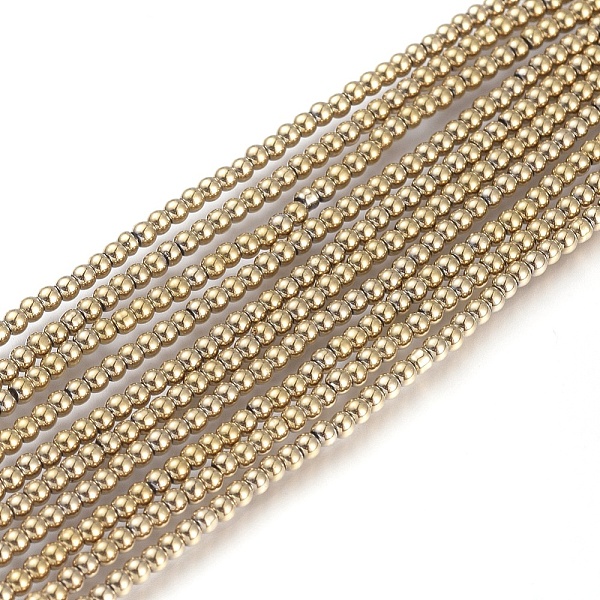 PandaHall Electroplate Glass Beads Strands, Round, Full Plated, Light Gold Plated, 2mm, Hole: 0.6mm, about 180pcs/strand, 14.17 inch(36cm)...
PandaHall Electroplate Glass Beads Strands, Round, Full Plated, Light Gold Plated, 2mm, Hole: 0.6mm, about 180pcs/strand, 14.17 inch(36cm)...