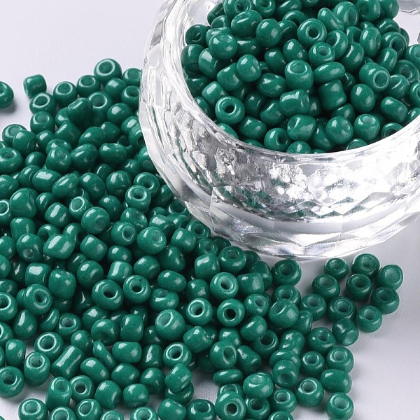 PandaHall Baking Paint Glass Seed Beads, Teal, 8/0, 3mm, Hole: 1mm, about 1111pcs/50g, 50g/bag, 18bags/2pounds Glass Cyan
PandaHall Baking Paint Glass Seed Beads, Teal, 8/0, 3mm, Hole: 1mm, about 1111pcs/50g, 50g/bag, 18bags/2pounds Glass Cyan