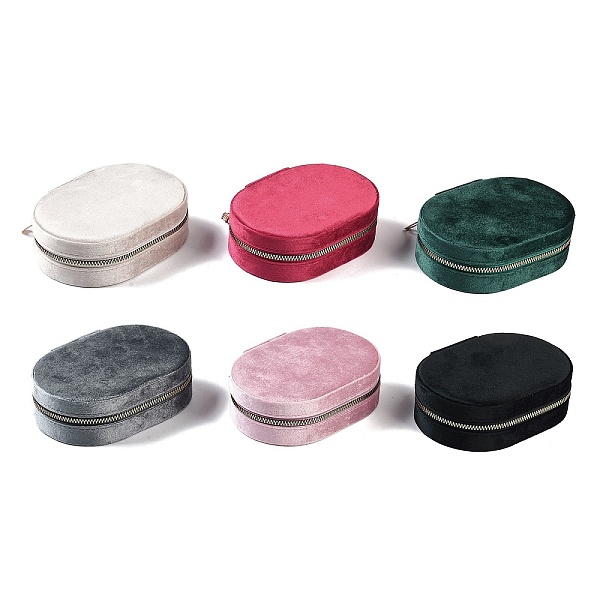 PandaHall Italian Velvet Double Layers Jewelry Set Storage Zipper Boxes, Oval Jewelry Organizer Case for Earrings, Rings, Bracelets, Mixed..., Multicolor
PandaHall Italian Velvet Double Layers Jewelry Set Storage Zipper Boxes, Oval Jewelry Organizer Case for Earrings, Rings, Bracelets, Mixed..., Multicolor