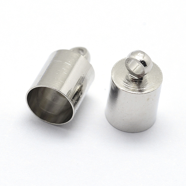 PandaHall Brass Cord Ends, End Caps, Platinum, 10x6mm, Hole: 2mm, Inner Diameter: 5.5mm Brass
PandaHall Brass Cord Ends, End Caps, Platinum, 10x6mm, Hole: 2mm, Inner Diameter: 5.5mm Brass