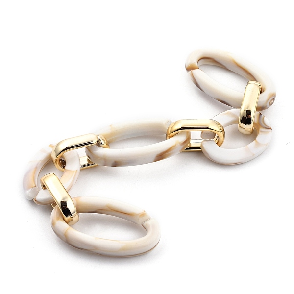PandaHall Handmade Quick Link Chains, with Transparent Acrylic Linking Rings and CCB Plastic Linking Rings, Cornsilk, 3-7/8 inch(10cm)..., Gold
PandaHall Handmade Quick Link Chains, with Transparent Acrylic Linking Rings and CCB Plastic Linking Rings, Cornsilk, 3-7/8 inch(10cm)..., Gold