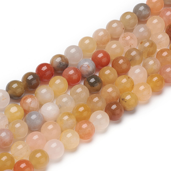 PandaHall Natural Golden Silk Jade Beads Strands, Round, 6mm, Hole: 0.6mm, about 62pcs/strand, 15.35 inch(39cm) Golden Silk Jade Round
PandaHall Natural Golden Silk Jade Beads Strands, Round, 6mm, Hole: 0.6mm, about 62pcs/strand, 15.35 inch(39cm) Golden Silk Jade Round