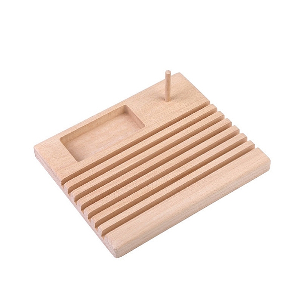 PandaHall Wood Thread Holder, for Embroidery, Quilting and Sewing Thread Storage, Wheat, 180x150mm Wood Rectangle Orange
PandaHall Wood Thread Holder, for Embroidery, Quilting and Sewing Thread Storage, Wheat, 180x150mm Wood Rectangle Orange