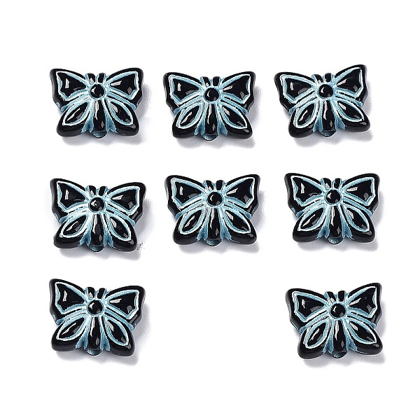 PandaHall Opaque Acrylic Beads, Metal Enlaced, Butterfly, Black, 11x14.5x5mm, Hole: 1.8mm, about 740pcs/500g Acrylic Butterfly Black
PandaHall Opaque Acrylic Beads, Metal Enlaced, Butterfly, Black, 11x14.5x5mm, Hole: 1.8mm, about 740pcs/500g Acrylic Butterfly Black