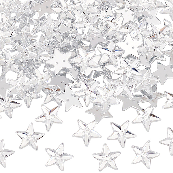 PandaHall OLYCRAFT 100Pcs Star Shape Sew on Rhinestone 14x13mm Clear Acrylic Rhinestones with 2 Holes Faceted Acrylic Rhinestones with Flat...
PandaHall OLYCRAFT 100Pcs Star Shape Sew on Rhinestone 14x13mm Clear Acrylic Rhinestones with 2 Holes Faceted Acrylic Rhinestones with Flat...