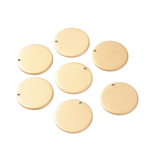 PandaHall Vacuum Plating 304 Stainless Steel Pendants, Stamping Blank Tag Pendants, Flat Round, Golden, 23x1mm, Hole: 1.5mm 304 Stainless...
PandaHall Vacuum Plating 304 Stainless Steel Pendants, Stamping Blank Tag Pendants, Flat Round, Golden, 23x1mm, Hole: 1.5mm 304 Stainless...